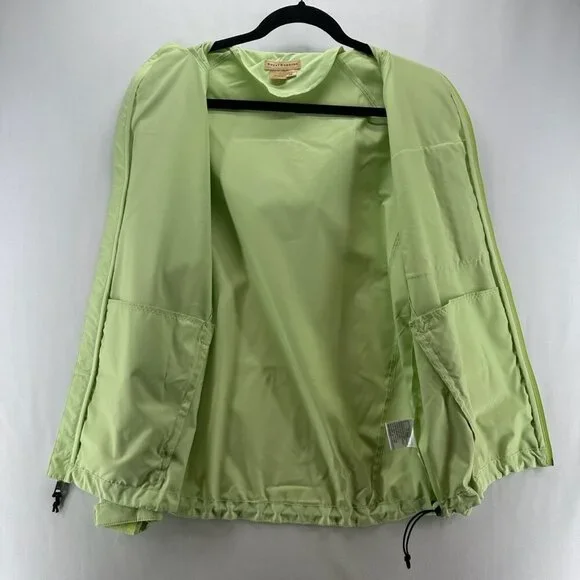 Royal Robbins Jacket Mens M Full Zip Hooded Windbreaker Lightweight Citron Green - Picture 10 of 12